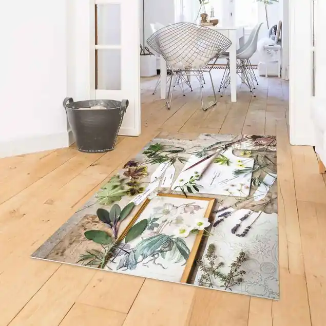 Zertifiziert Blumen und Gartenkräuter Vintage