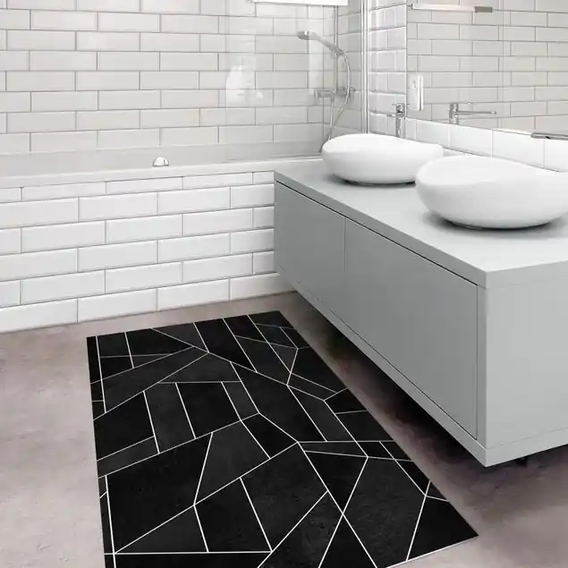 Top-Angebot Schwarz Weiß Geometrie Aquarell