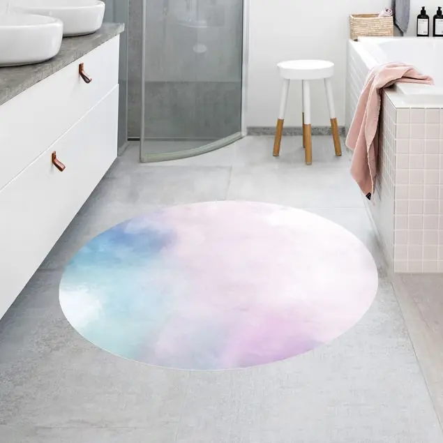 Aquarellstruktur Symbiose Blau Lila Meistverkauft