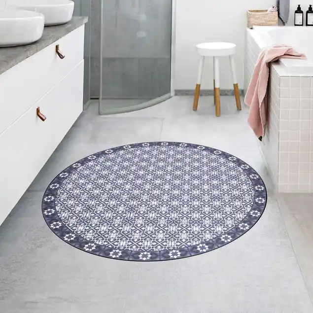Geometrischer Fliesenmix Herzen Violett Preis Gesenkt