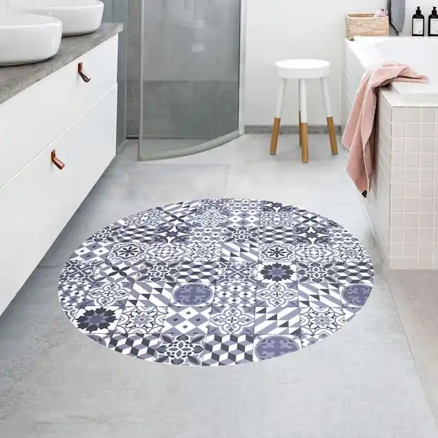 Kracherpreis Geometrischer Fliesenmix Violett