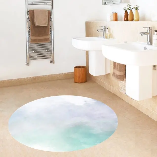 Aquarellstruktur Symbiose Blau Grün Neu Im Sortiment