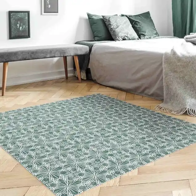 Vintage Muster Geometrische Fliesen Aktuell