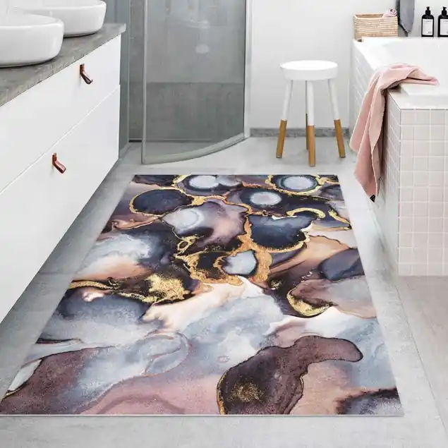 Marmor Aquarell mit Gold Angebot