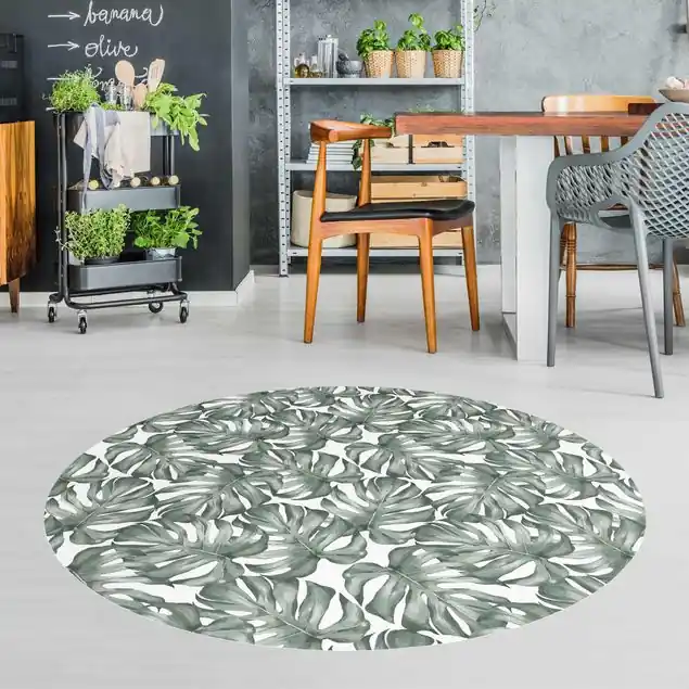 Direktkauf Aquarell Monstera Blätter in Grün