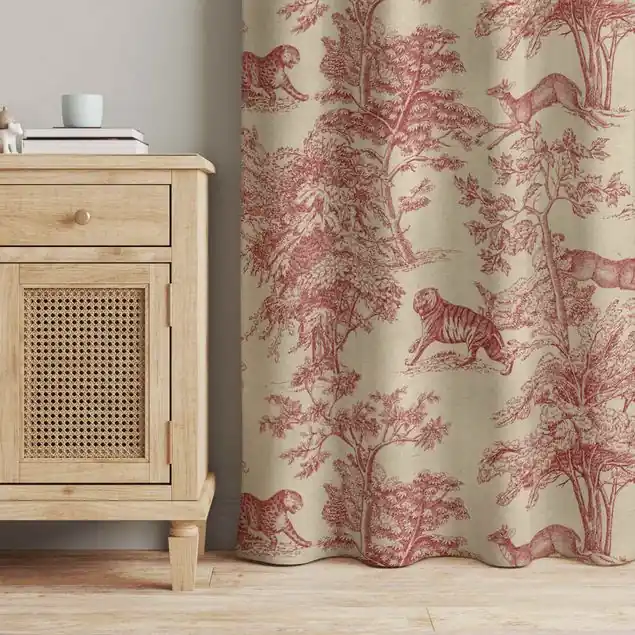 Kupferstichanmutung - Jaguar mit Reh auf Naturpapier Billig