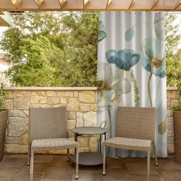 Blüten in Gold und Blau Sofort Bestellen