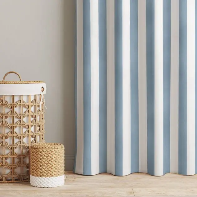 Gratis Versand Längsstreifen in Pastell Blau