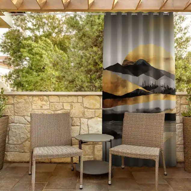 Geometrische Landschaft Sonderangebot