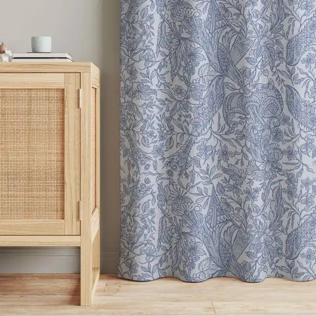 Heißes Angebot Blaues Vintage Blumenmuster