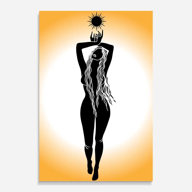 Online Kaufen Glasbild Mistic Woman