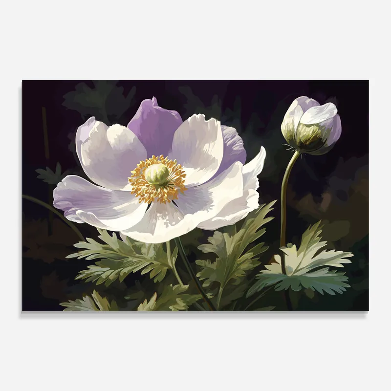 Preisreduziert Glasbild White Rose Art