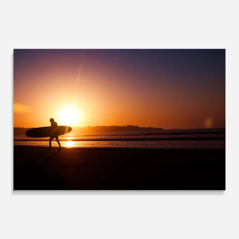 Glasbild Australian Sunset Abverkauf