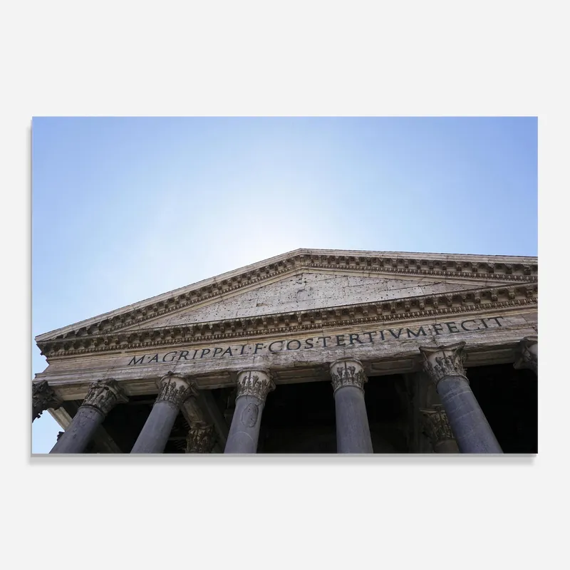 Highlight Glasbild Daylight Roman Pantheon