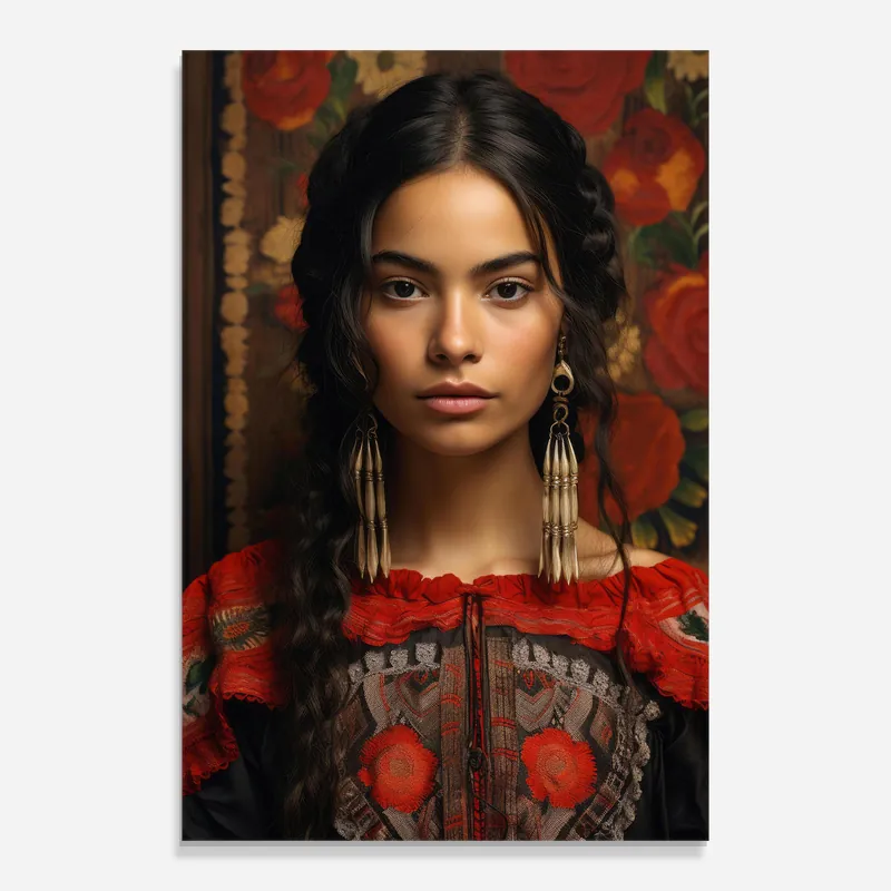 Highlight Glasbild Mexican Traditional Dress