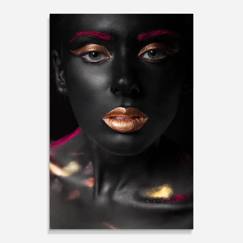 Glasbild Pink Eyebrows Kostenfreie Lieferung