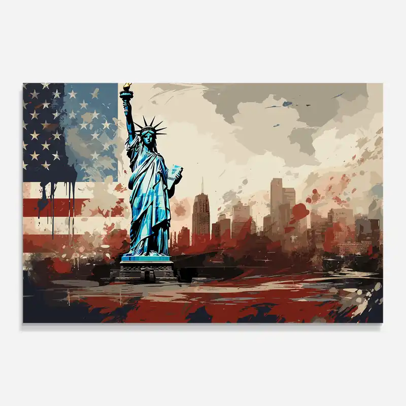 Glasbild Patriotism Cultural Art Günstig