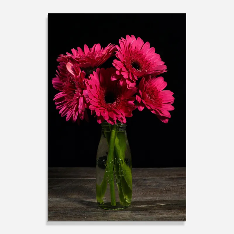 Glasbild Vase Strong Pink Solange Der Vorrat Reicht
