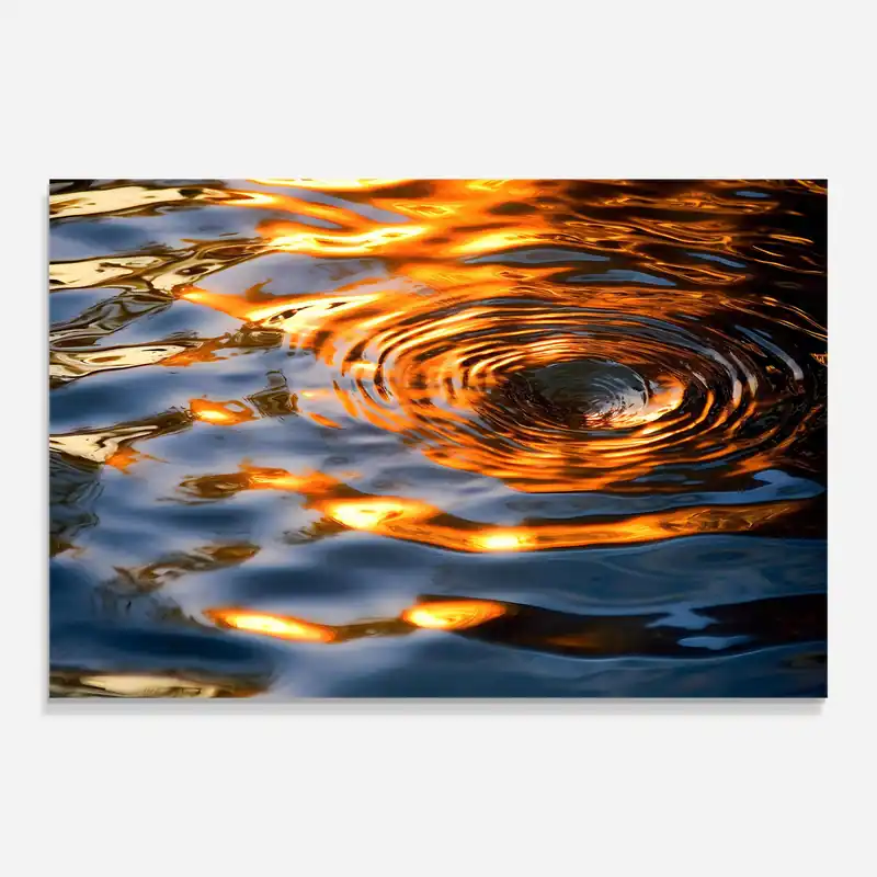 Top-Seller Glasbild Orange Light In Water
