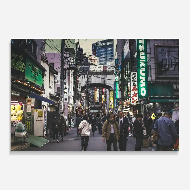 Glasbild Akihabara Neuheit
