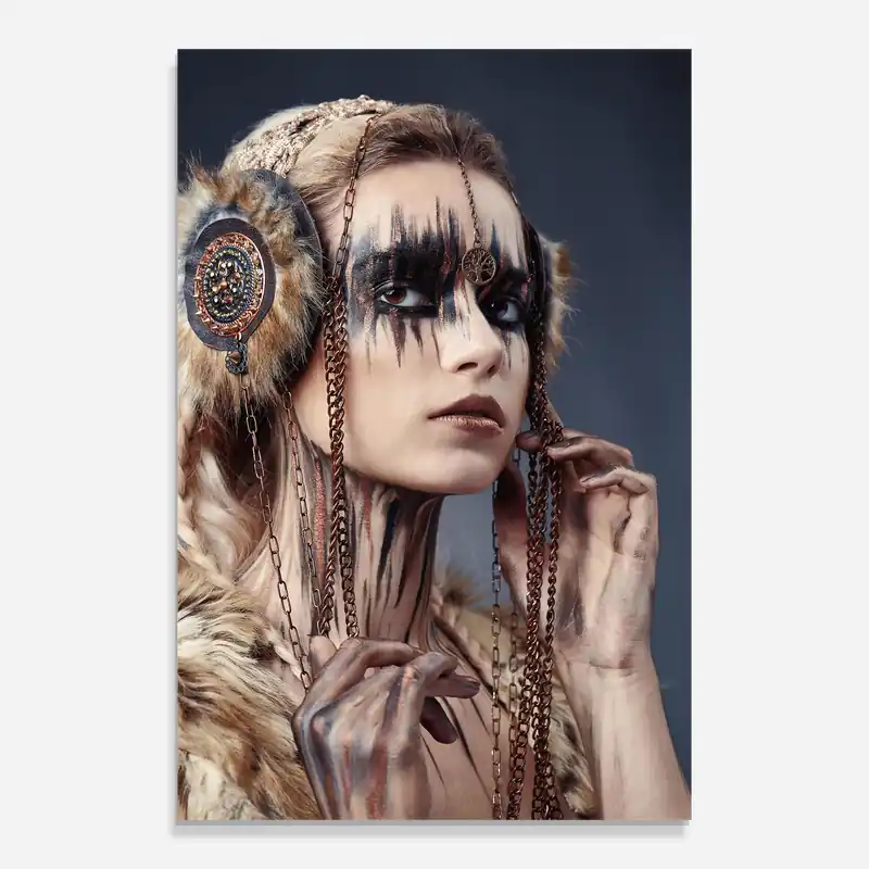 Neu Glasbild High Fashion Style Art