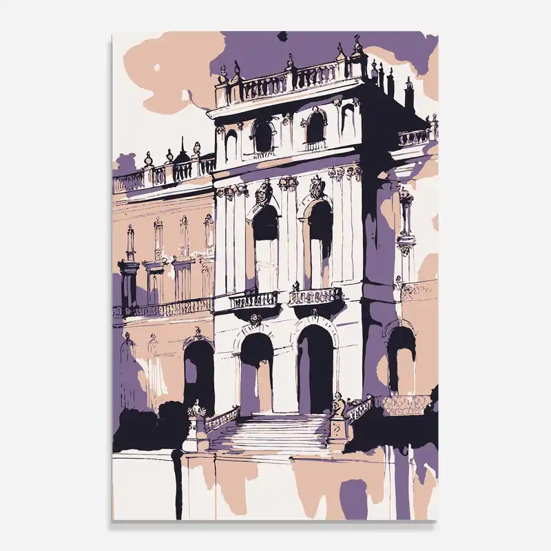 Glasbild Palace Of Versailles Art Versand Am Gleichen Tag