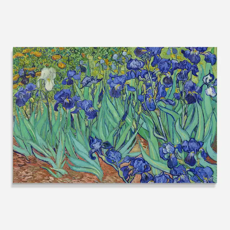 Direkt Vom Hersteller Glasbild Irises Van Gogh