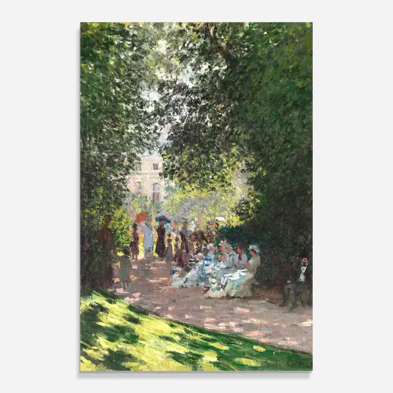 Expressversand Glasbild The Parc Monceau
