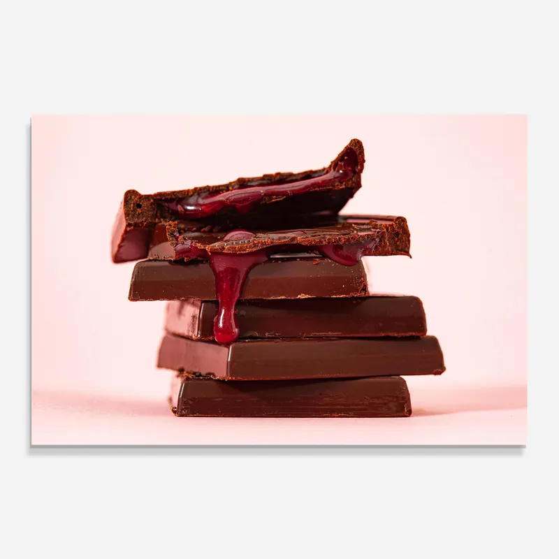 Glasbild Cherru Chocolate Solange Der Vorrat Reicht