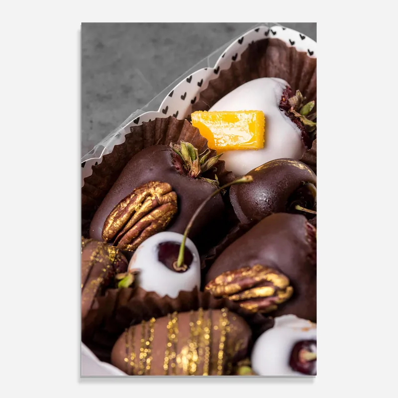 Glasbild Chocolate Covered Schneller Versand