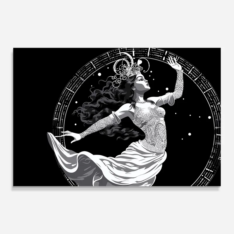 Glasbild Beautiful Witch Must-Have