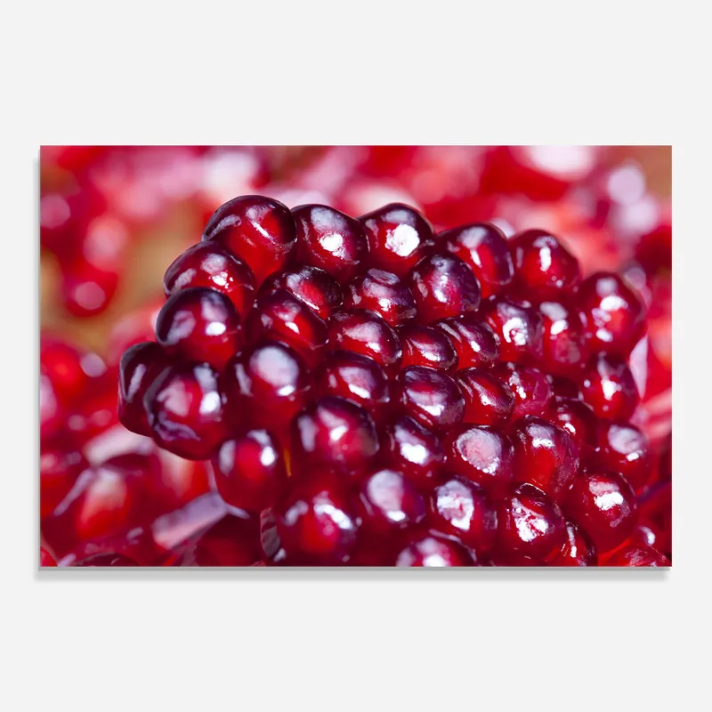 Rabatt Glasbild Juicy Pomegranate