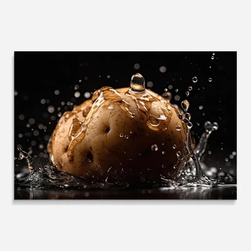 Glasbild Potato Splash Bestseller