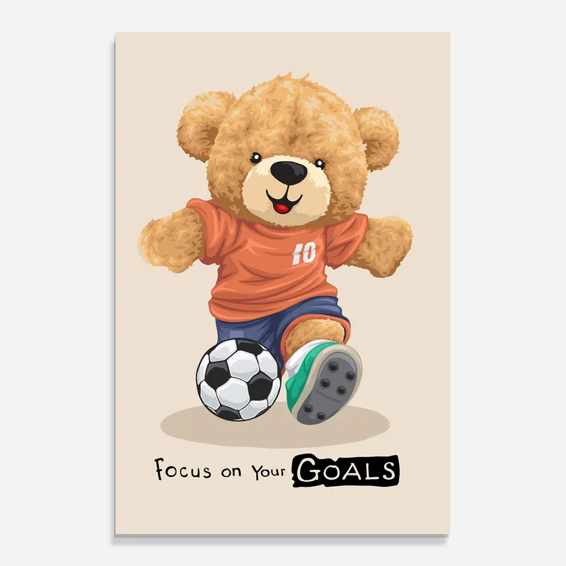Glasbild Goals Focus Sofort Bestellen