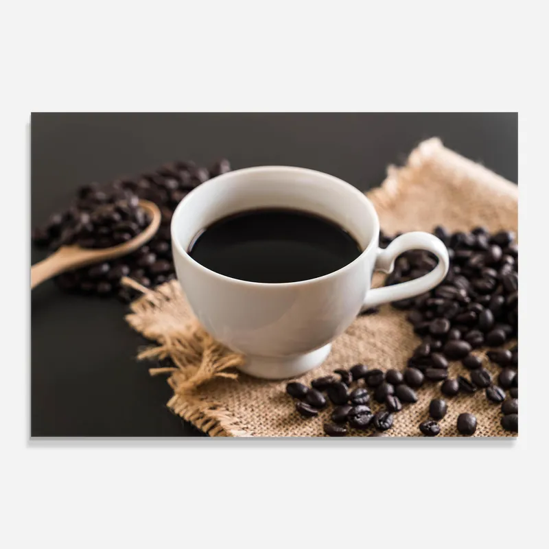 Jetzt Kaufen Glasbild Dark Beans Coffee