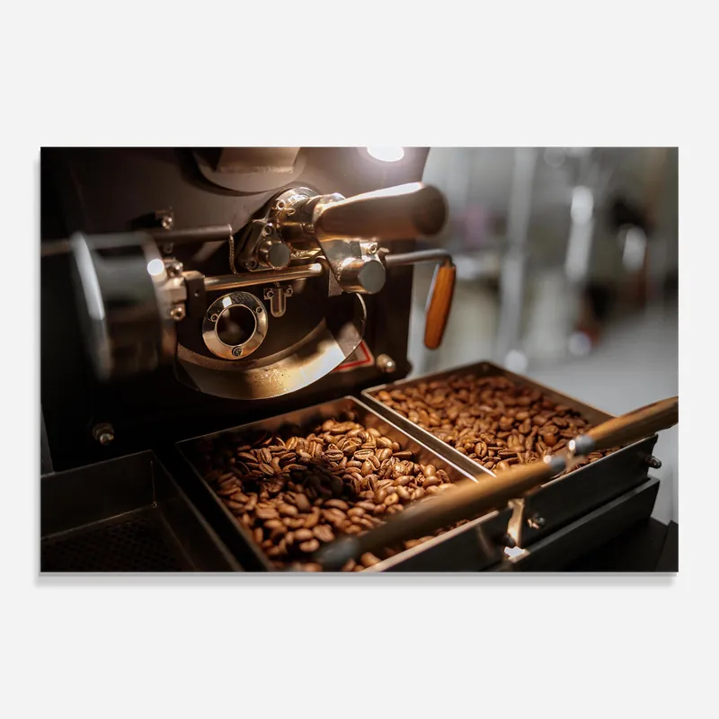 Sonderaktion Glasbild Industrial Coffee Machine