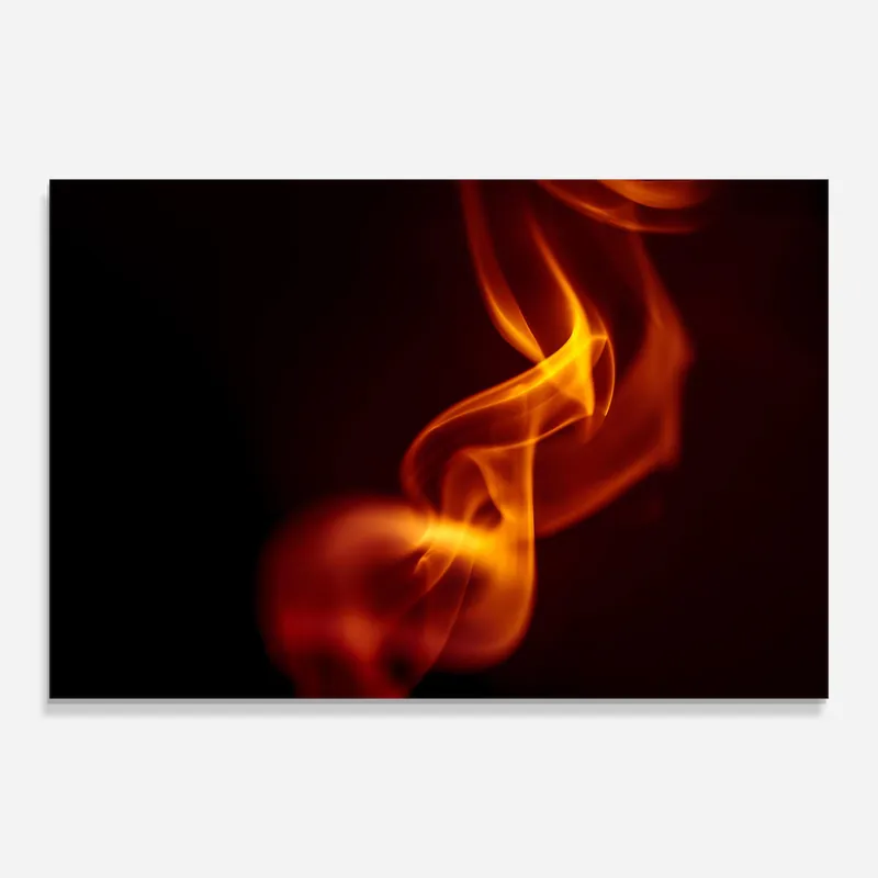 Glasbild Spyral Flame Sichere Zahlung