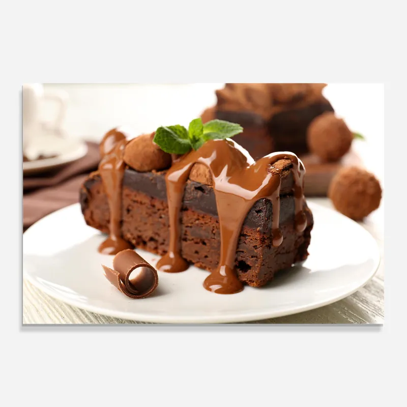 Glasbild Mint Chocolate Cake Wochenendangebot
