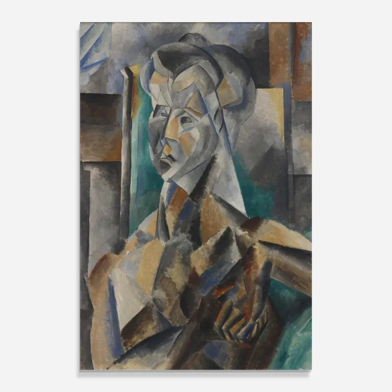 Glasbild Buste De Femme Versand Am Gleichen Tag