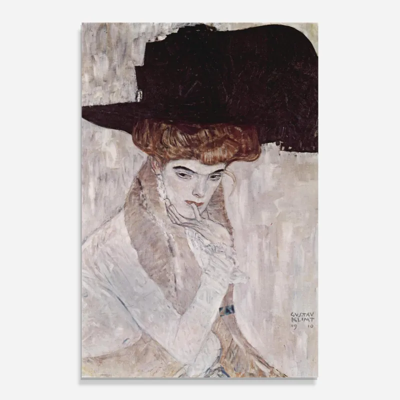 Bestseller Glasbild Klimt Woman