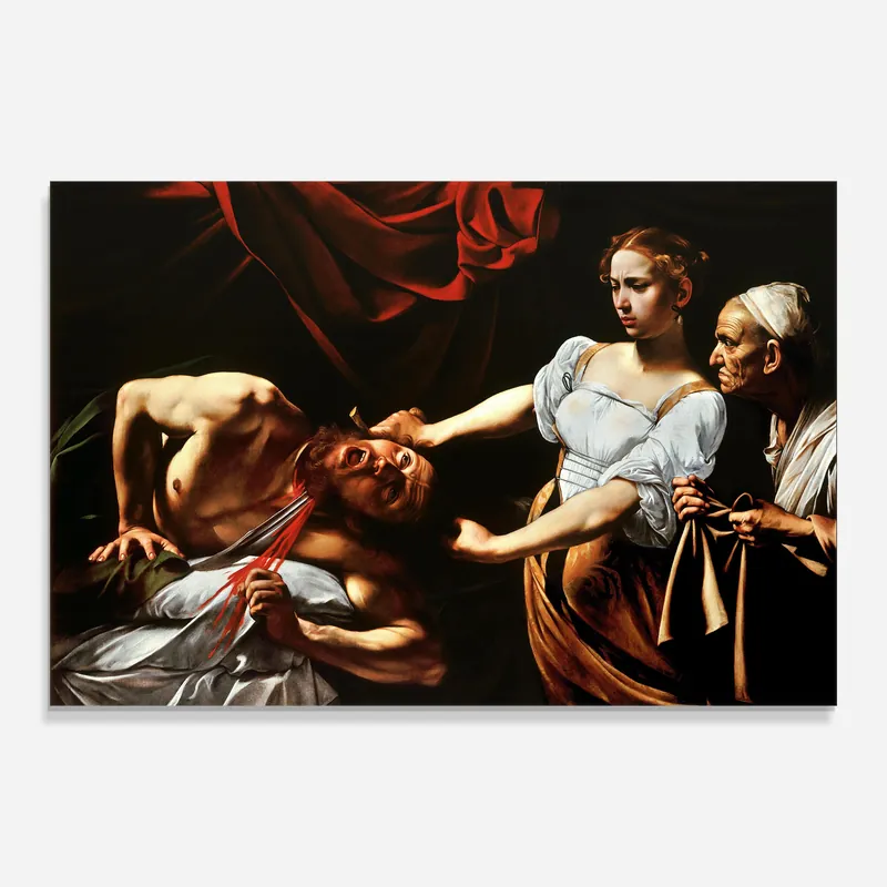 Solange Der Vorrat Reicht Glasbild Judith Beheading