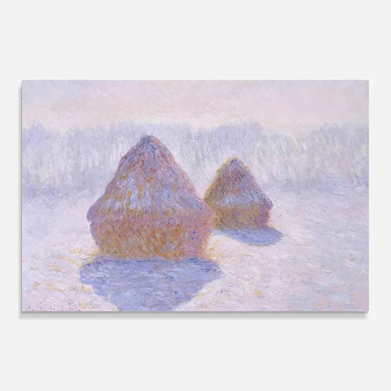 Abverkauf Glasbild Haystacks