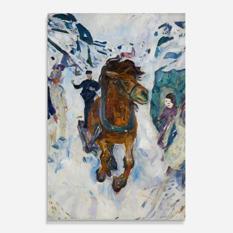 Glasbild Galloping Horse Mega-Angebot