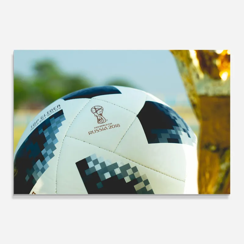 Knallerangebot Glasbild Golden Award For Football