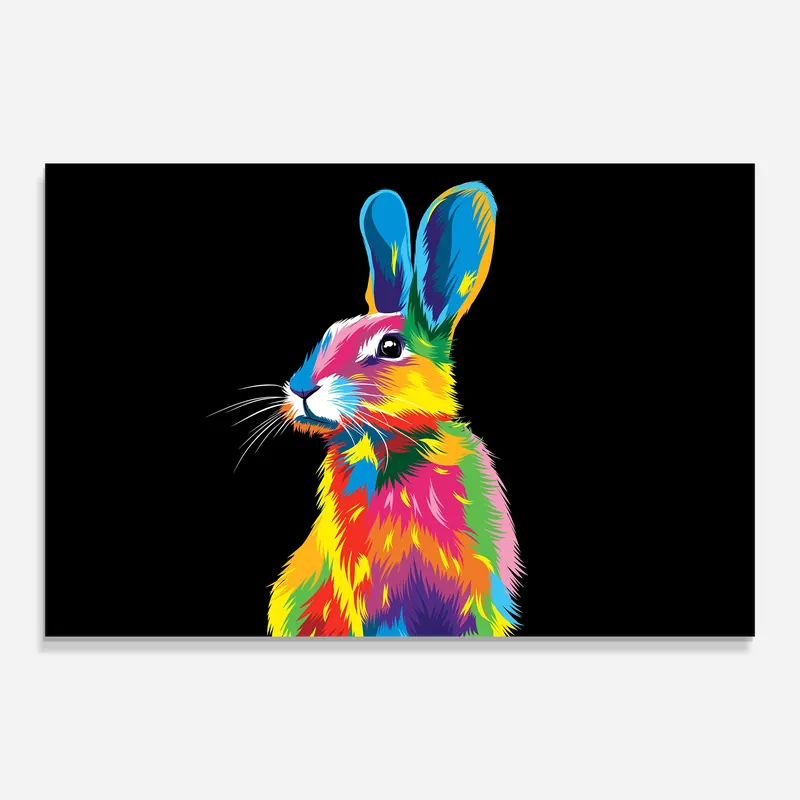 Schneller Versand Glasbild Color Mix Easter