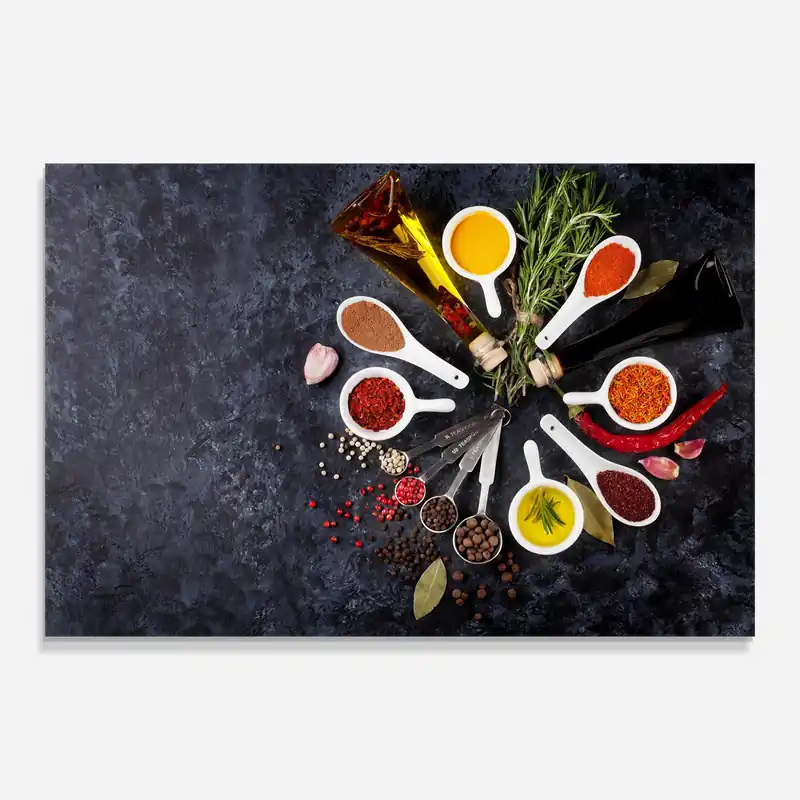 Sonderaktion Glasbild Spices