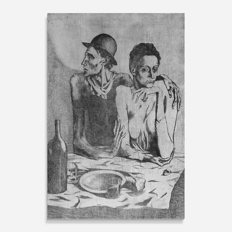 Top-Preis Glasbild The Frugal Repast
