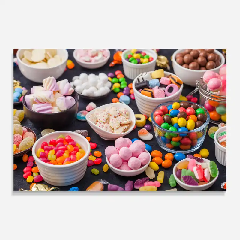 Glasbild Lollipop Candies Solange Der Vorrat Reicht