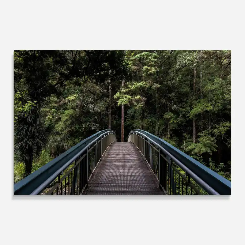 Glasbild Nature Bridge Preis Gesenkt