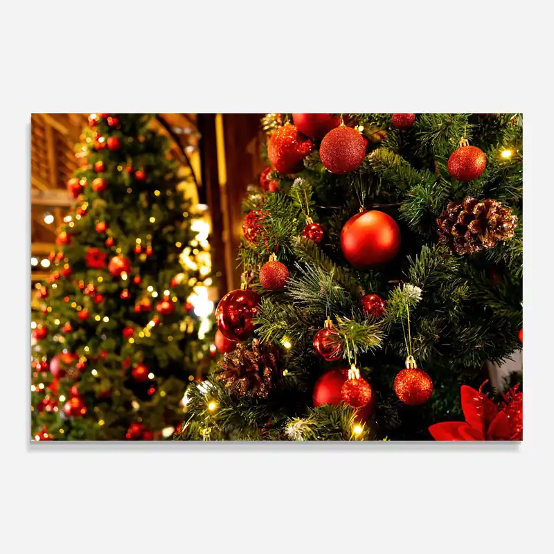 Nur Für Kurze Zeit Glasbild Christmas Concept